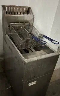 سرخ کن صنعتی دو سبد