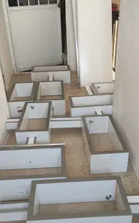 فروش قفسه چوبی مغازه