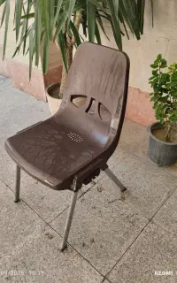 صندلی پایه فلزی۶عدد