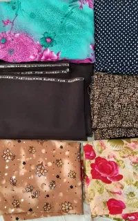پارچه پرده *لباس*مبل وپشتی طلاکوبی