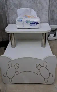 تخت کودک همراه با کمد