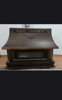 بخاری گازی پُلار طرح شومینه کاملاً سالم و در حد نو