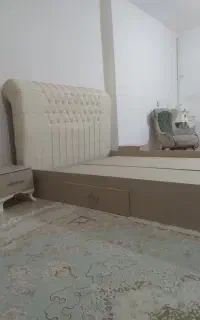سرویس خواب دونفره ام دی اف سالم در حد نو