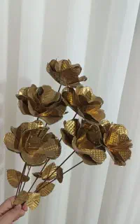شاخه گل برنز