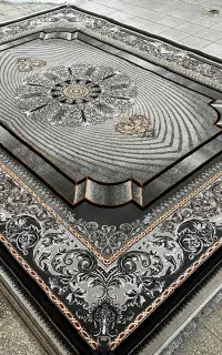 داریوش و کوورش قالی هخامنشی  سلطنتی