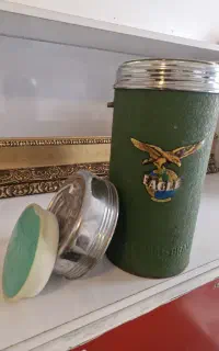 کلمن قدیمی به رنگ سبز یشمی ،سالم