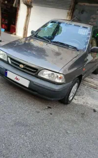 پراید ۱۳۱ نوک مدادی بیرنگ شاسی سالم