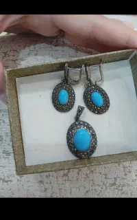 نیم ست نقره
