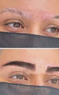 آموزش اکستنشن ابرو بدون جراحی