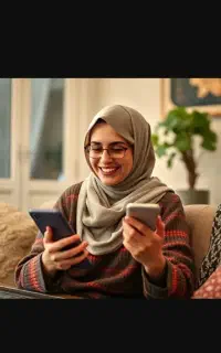 کاردر من،ل با گوشی