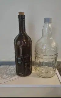 بانکه،بطری شیشه ای