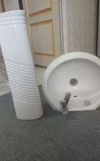 روشویی سرامیکی بدون شیر اهرمی