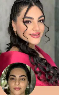 میکاپ و شنیون تخصصی در جزیره