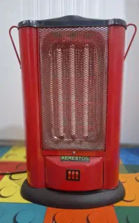 بخاری برقی  ۳ پره رومیزی