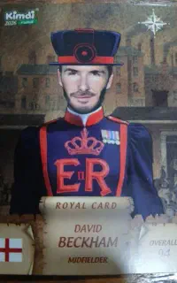 کیمدی فوتبالی دیوید بکام مدل ROYAL