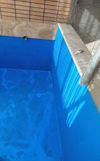 اب بندی استخر حوض جکوزی قبل کاشی سیمان کاری