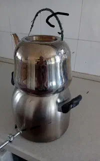 کتری رو گازی،سماور،قوری استیل بزرگ