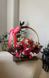 گلدان سبدی خارجی