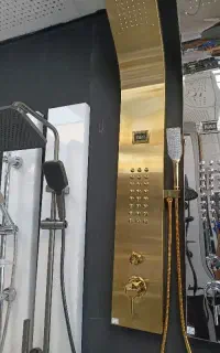 پنل دوش سری ۱۰۵۰ بدون پاشور    طلایی