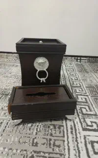 ست سطل زباله و استند دستمال کاغذی