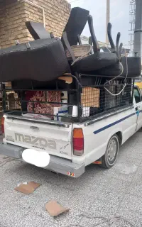 وانت بار کرایه.مزدا..همراه با کارگر.ماهر با تخفیف