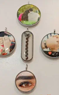 جا کلیدی و دسبند ومدال وآویز ماشین با عکس دل خواه