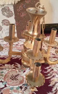 لوستر برنجه قدیمی