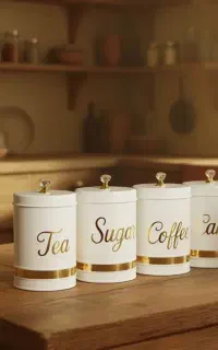 بانکه فلزی ۴تایی.سایز عالی