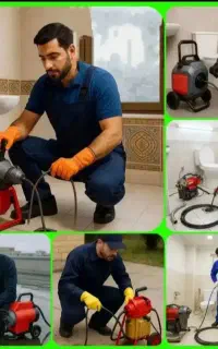 تخلیه چاه فاضلاب لوله بازکنی فنرزن برقی *مناسب*۲۴س