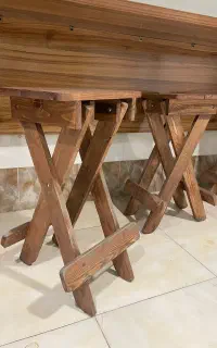 صندلی بار (اپنی) چوبی تاشو