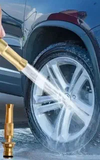 کارواش و آب پاش برنجی 3حالته/خودت ماشین کارواش کن