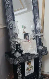 آینه وشمعدان زیبا