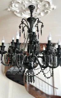 فروش لوستر باکارات مشکی