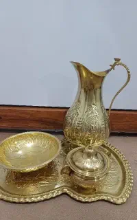پارچ،سینی،قندان،کاسه برنز