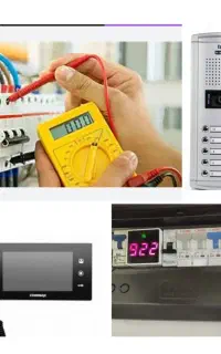 برق کار رفع اتصالی.نصب آیفون تصویری. نصب موتور برق