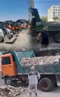 بابکت حمل نخاله باخاور وکارگر سهیلیه تهراندشت