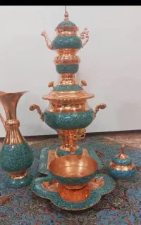 سماور فیروزه کوبی
