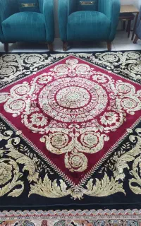 فرش ماشینی ابریشمی 2*2