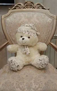 ۴عدد عروسک خرسی پشمی