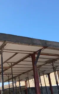 فونداسیون  و سقف تیرچه بلوک  اسکلت بتنی