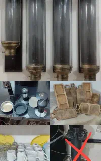 وسایل قهوه 4 عدد سیلو 2500