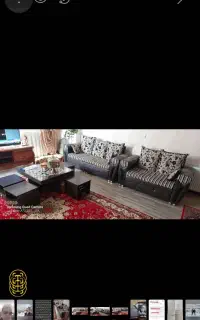 مبلمان راحتی ۹نفره بسیارمحکم.بدون میزعسلی