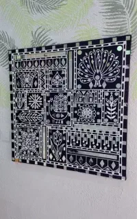 لیپان طرح طاووس و مرغ