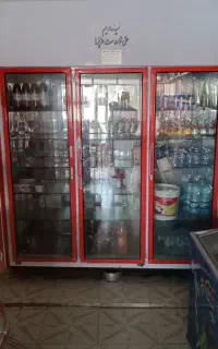 یخچال و میز و قفسه و ترازو سوپرمارکت و دستگاه کپی