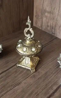 قندان برنزی دکوری