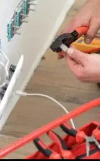 برقکاری نصب لاین نوری حالوژن چراغ کلید پریز