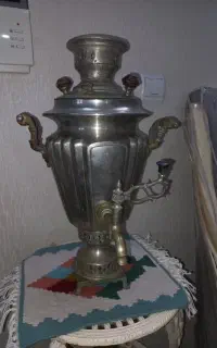 سماور ذغالی ورشو قاجاری