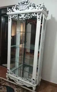 ویترین سفید ۳ طبقه
