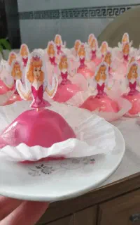 دسر و ژله ، روکرمیوه.