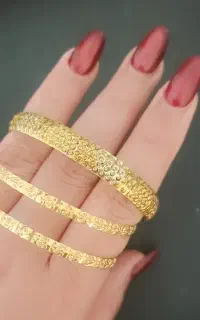 ۳ لنگه النگو نقره ۹۲۵ ابطلاکاری شده